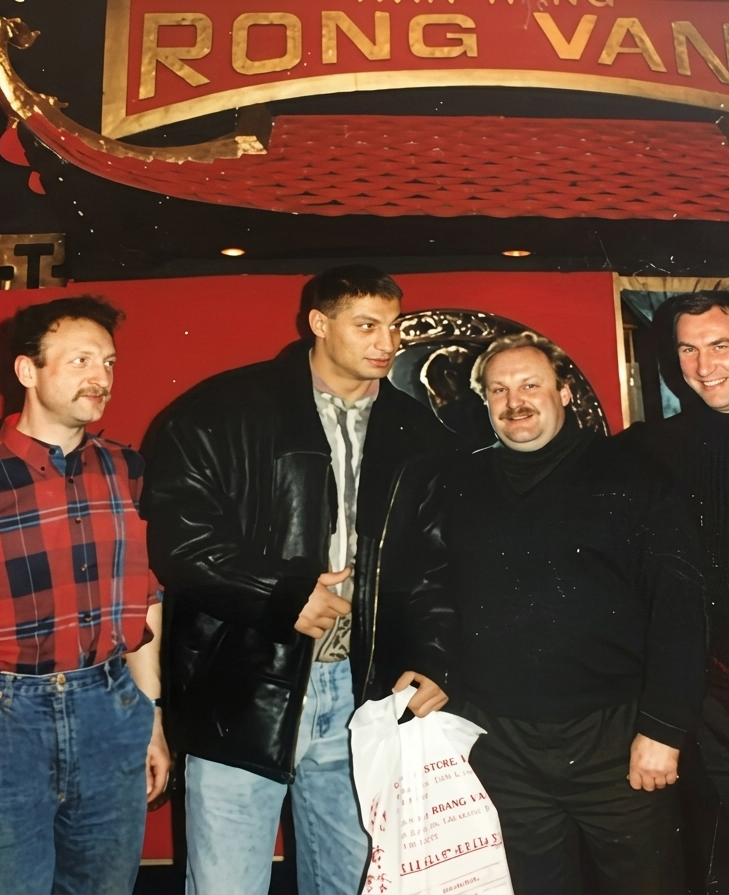 Andrzej Gołota w restauracji Rong-Vang